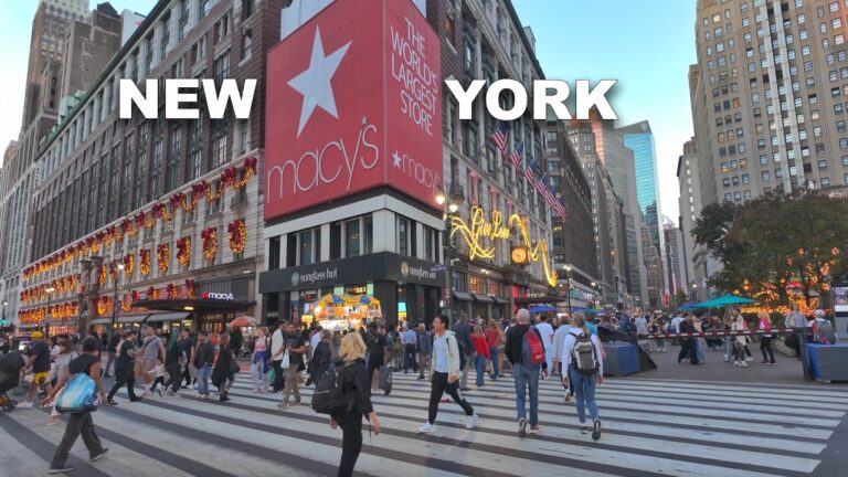 NYC Macys Holiday Square 2024 ✨ NYC's NEWEST Holiday Market 4K Holidays in New York City 2024 ✨