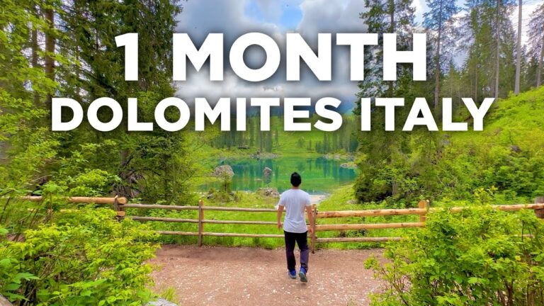 The Best 1 Month Itinerary in Dolomites Italy Travel Guide