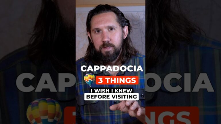 3 Things I Wish I Knew Before Visiting Cappadocia Turkey #shorts #cappadocia
