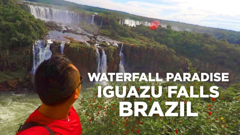 Waterfall Paradise at Iguazu Falls Brazil with  @tommytravelz
