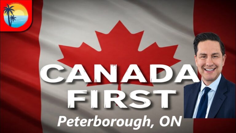 Pierre Poilievre in Peterborough Ontario Rally For Change