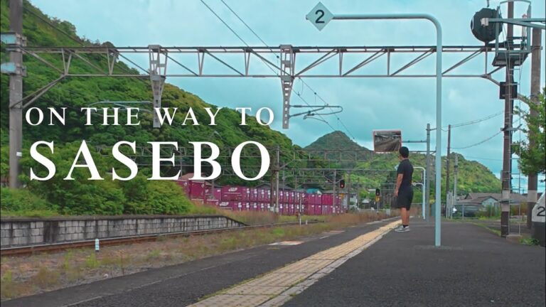 Japan's Local Trains on the Way to Sasebo, Nagasaki