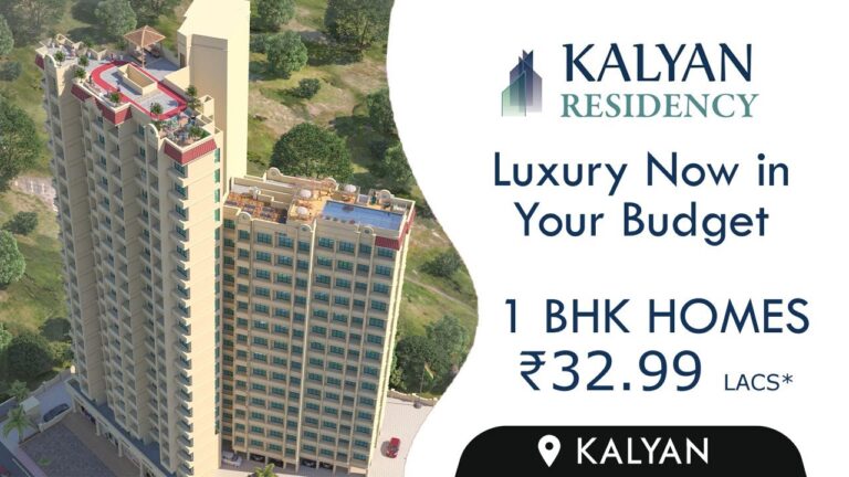 Kalyan Residency | 1 BHK Flat for Sale in Kalyan ₹32.99 Lakhs* | Call 8286334477 | Kalyan Group