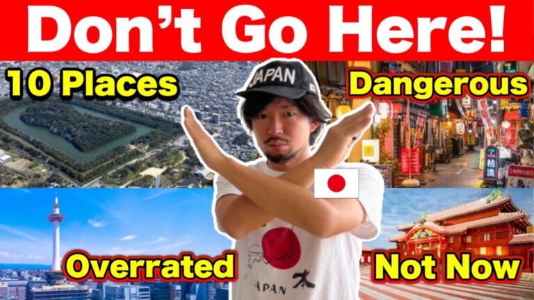 Don’t Go Here in Japan! 10 Overrated or Risky Places Tourists Should Skip in 2025