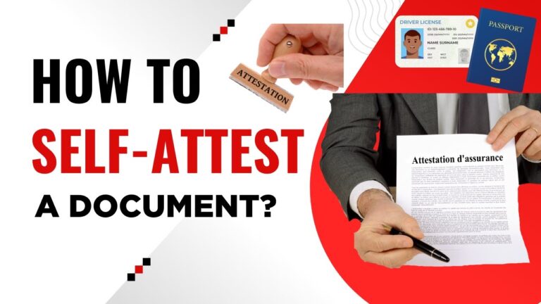How to Self-Attest a Document?