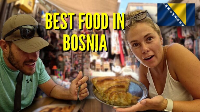 We Ate EVERYTHING in Bosnia… HUGE BUREK & INSANE desserts!