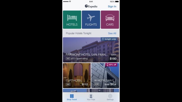 Expedia Hotels, Flights & Cars App – New Look & Added Features