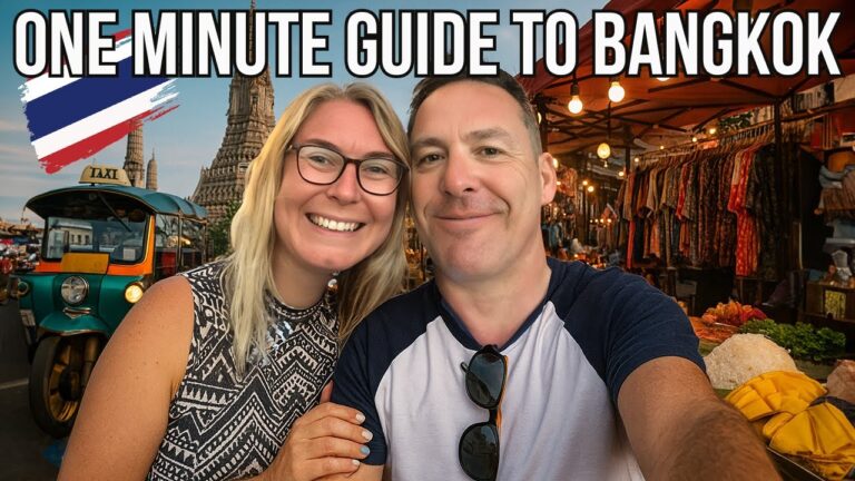 One Minute Travel Video Guides tips TOP BEST 10 things to do in Bangkok  Thailand travel ideas