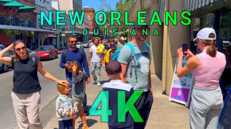 New Orleans French Quarter Walk, Louisiana USA 4K – UHD