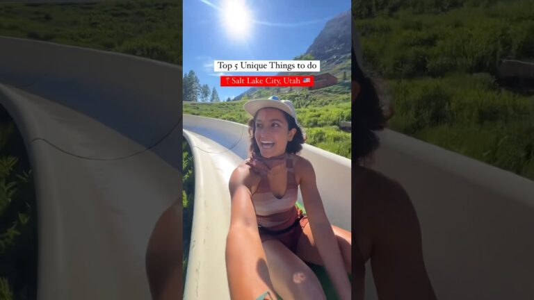 Top 5 things to do in Salt Lake City, Utah! Check out my YouTube video for more! #saltlakecity #usa