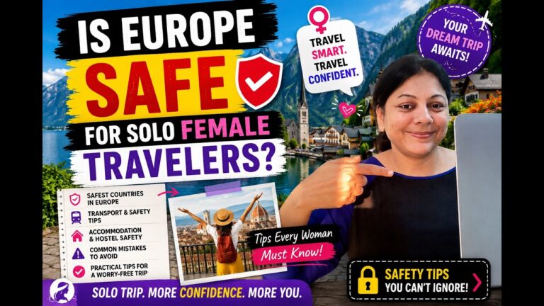 First Time Solo Female Traveler? 7 Biggest MISTAKE Women Make on Girls Trip
