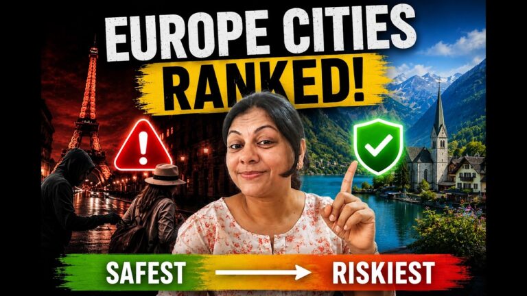 Europe's Most Dangerous Cities for Tourists RANKED -Don't Get Scammed