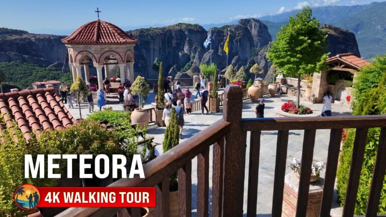 Meteora, Greece: The Most Beautiful Monasteries In The World? – 4K Walking Tour Part 1