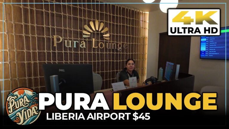 LIBERIA AIRPORT Lounge, Costa Rica ✈️ The New Pura Lounge: $45 Day Pass, Buffet & Drinks